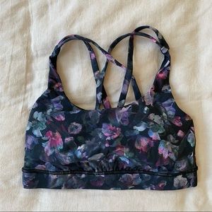 Lululemon Energy Bra Activate Floral Multi size 4